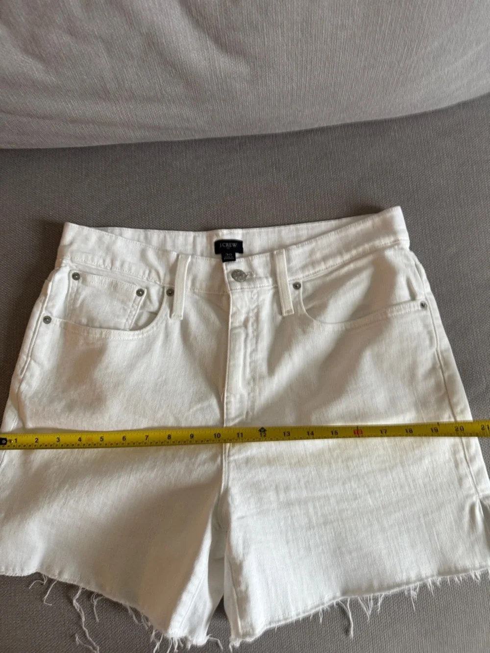 J crew High Rise Denim Shorts Size 30